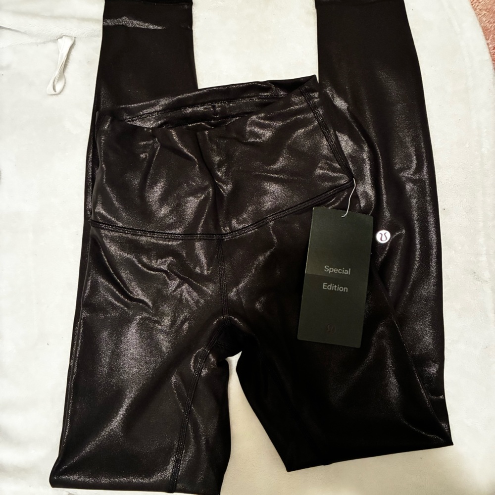 lululemon athletica Shiny Black Men's Joggers